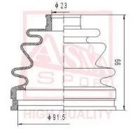 ������� ���� (�������� ��� ������) 23x91,5x99 Asva ASBT-2114 ASBT2114 ����