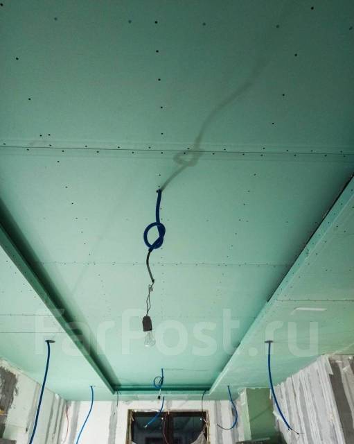 Гипсокартонные работы. Монтаж ГВЛ, ГКЛ, ОСБ. Шумоизоляция в Хабаровске