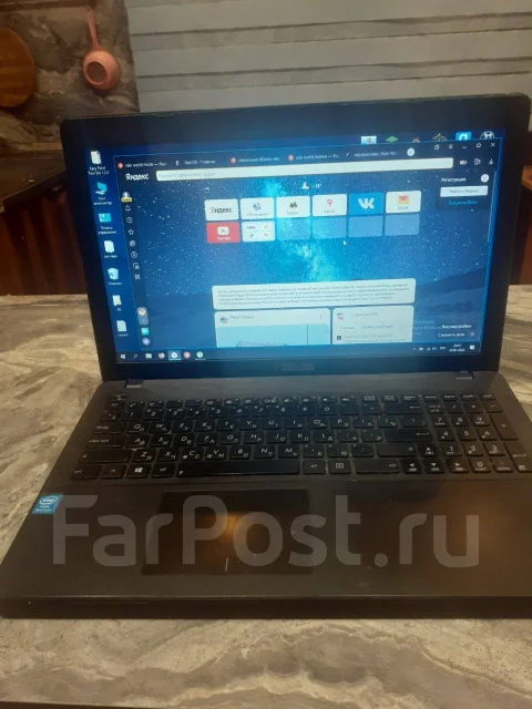 Asus X552CL. 1,8����, ��� 4 ��, WiFi: 1, Bluetooth: 1, ����������� �� 5��. ����