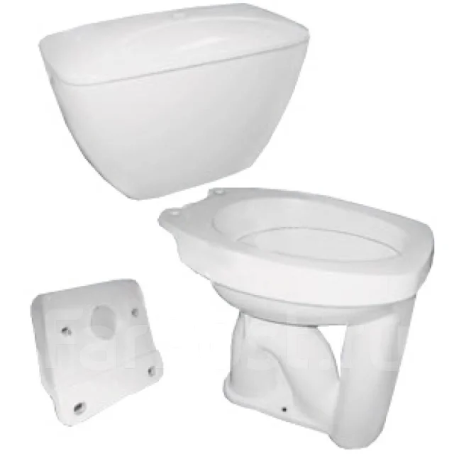 Унитаз Ермак выпуск в пол (Чаша)