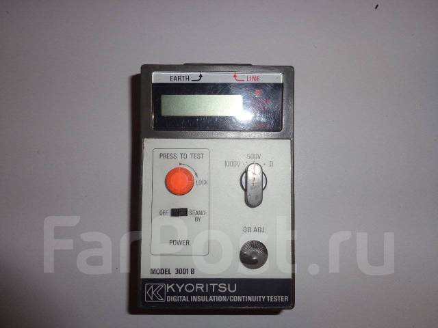 Мегаомметр 500 и 1000 Вольт Kyoritsu 3001B, б/у, в наличии. Цена: 8 500 ...