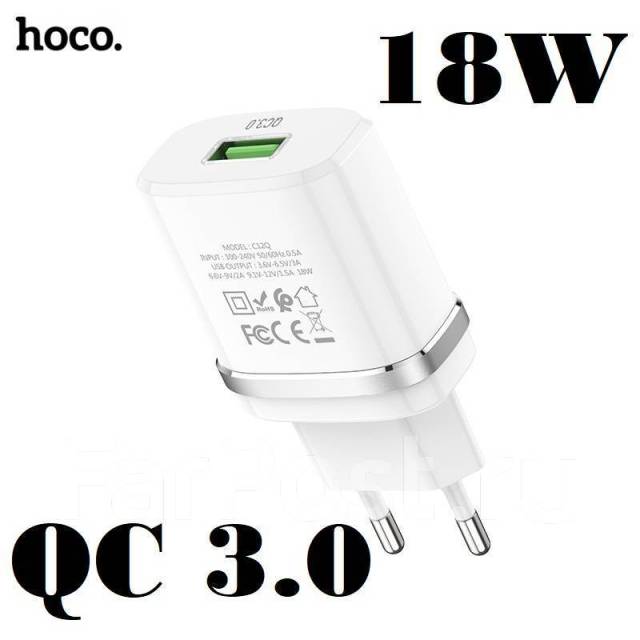 Hoco 18w qc 3. Hoco c109a. 0, один порт usb, 5v, 3. 0, 18w, 3a + microusb 1м, черный 1/10/100. Hoco 18w qc 3.