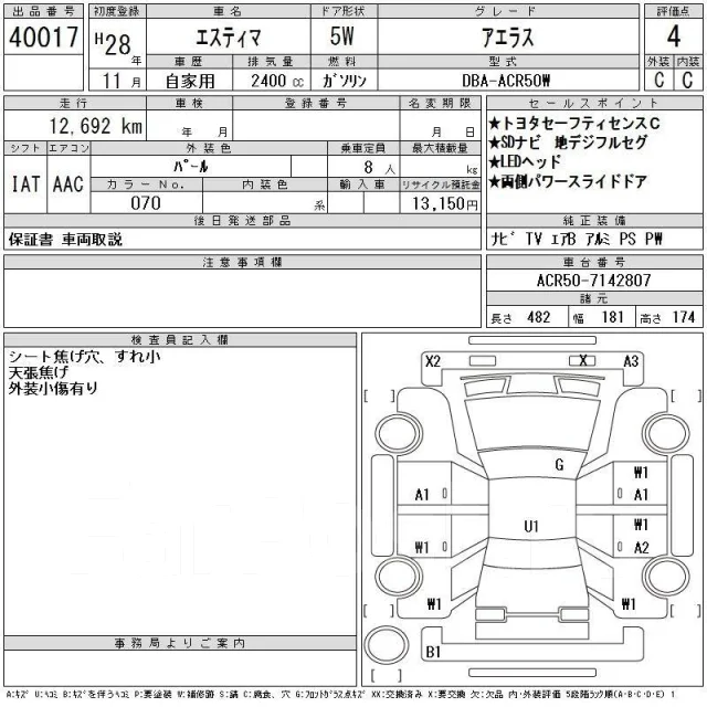 Toyota Estima. �������, 4wd, 2.4, ������, 14����. ��, �/�. ��� ����� �� ������������ ����