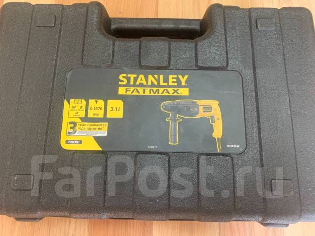 Перфоратор SDS-plus Stanley Fatmax FMER524, б/у, в наличии. Цена: 2 500 ...