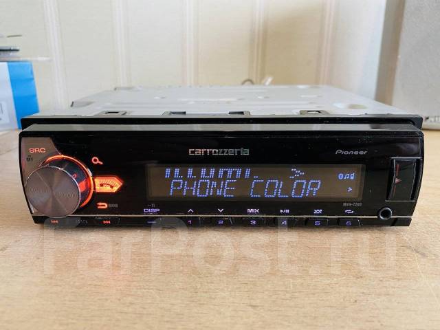 Pioneer Carrozzeria MVH-7200 Bluetooth / USB / Tuner / AUX DSP, 1 DIN —  178x50 мм, б/у, в наличии. Цена: 9 700₽ во Владивостоке