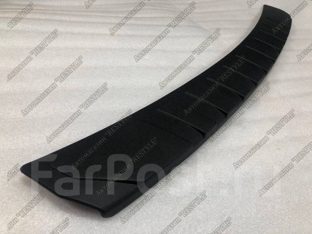 Накладка на задний бампер Subaru Forester SJ Форестер 13-2017 пластик ...