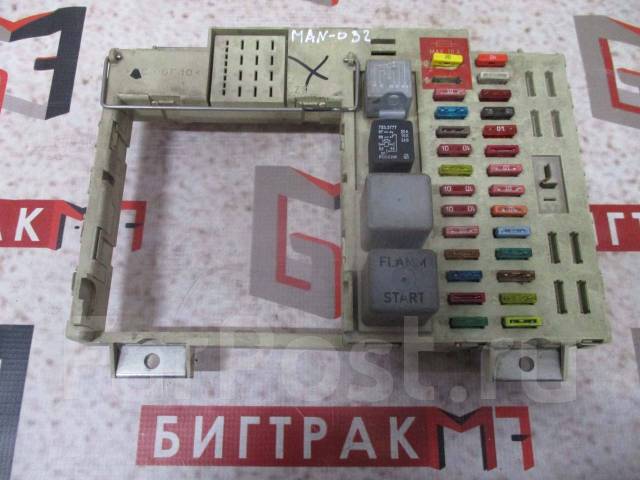 Где расположен блок предохранителей на ман тгс Блок предохранителей MAN TGA, TGS, TGX, TGL, TGM/есть следы плавления (81.25444-