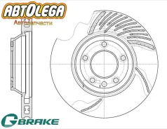 ���� ��������� ���. ������ G-brake AUDI Q7 06-/Porsche Cayenne 02- GR20207 ����