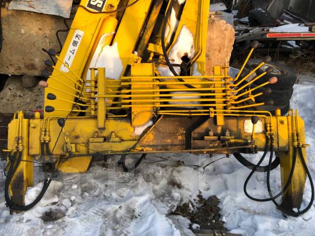 Японская краново манипуляторная установка с отрицательным углом работы ...