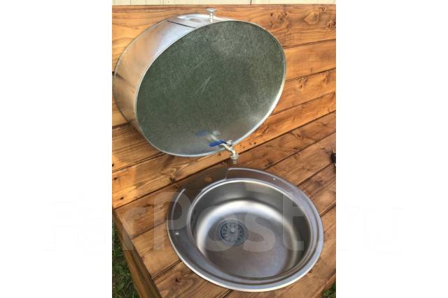 Умывальник оцинкованный 20л с краном и крышкой, новый, в наличии. Цена ...