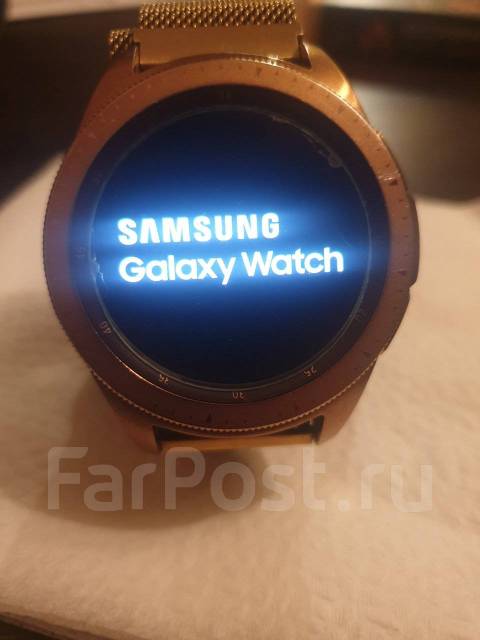 Umnye Samsung Galaxy Watch 42mm Rose Gold Eu V Horoshem Sostoyanii Umnye Chasy I Fitnes Braslety Vo Vladivostoke