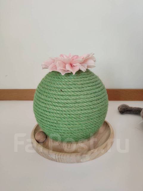 Когтеточка "Круглый кактус", игровой шарик, 25х25х24см. Новый ...