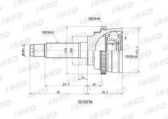   23/19 ABS 40 Daewoo Matiz (KLYA) 1.0 (47 kW) 2003.01- [321019A] 321019A 