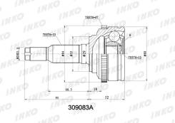   33/22 ABS 47 Daewoo Nubira (KLAN) 1.8 (90 kW) 2003.07- [309083A] 309083A 