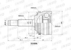   22/29 ABS 47 Daewoo Lanos (KLAT) 1.4 (55 kW) 1997.05- [321020A] 321020A 