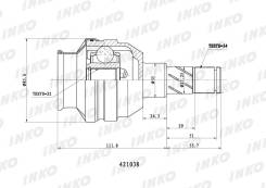  34/22 ABS Daewoo Lanos (KLAT) 2000- [421038] 421038 