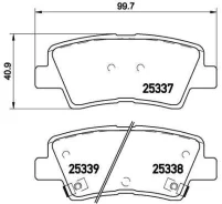 ������� ��������� �������� ������ BAIC Senova X55 01/16- / Dodge Attitude (LA) 09/14- / Dodge ATTI P30067 P30067 ����
