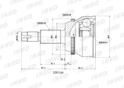 ���� ������� 30/34 ABS 48 | ����� ����/��� | INKO 329116A 329116A ����
