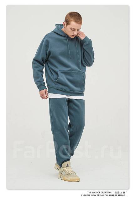 Мужской спортивный костюм с эффектом велюра, утепленный на флисе, 50, 52, 54, новый, в наличии. Цена: 4 500₽ во Владивостоке