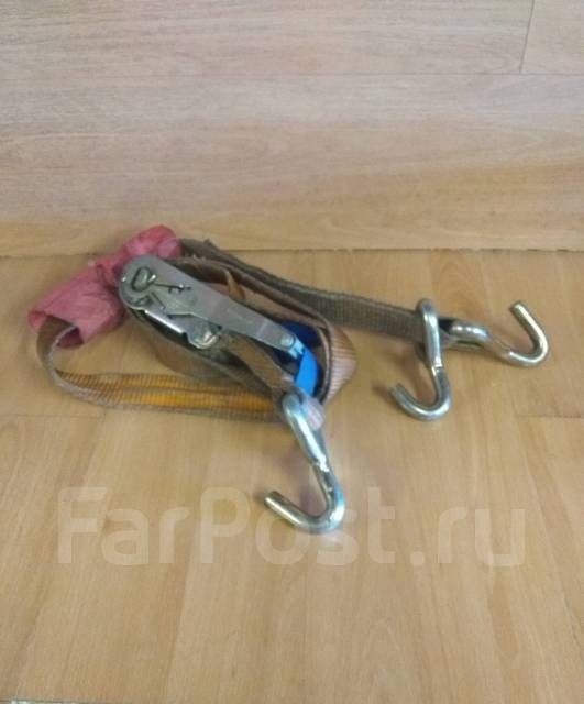 Стяжка груза, строп лента (стяжной ремень). 2 крюка купить во ...