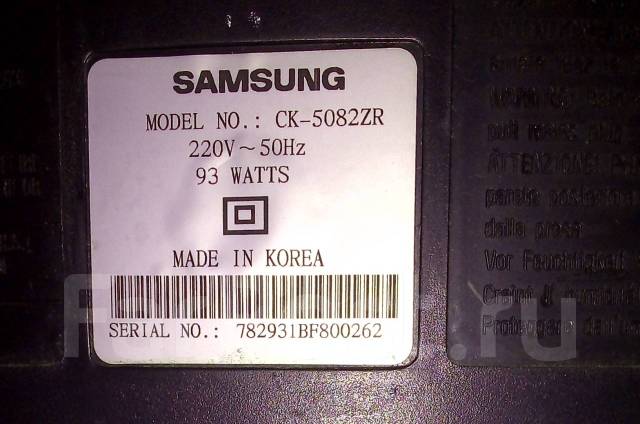 Samsung ck 5082zr схема