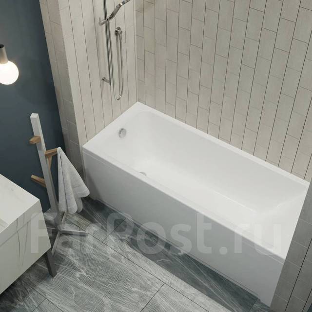 Акриловая ванна 1ACReal Тори 150 1500х700х450мм в комплекте с каркасом ...