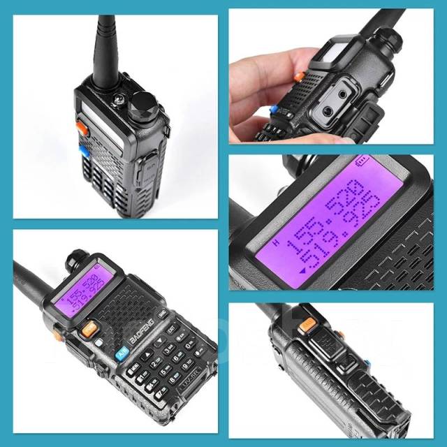 Рация Baofeng оригинал UV-5R 8W ватт (Радиостанция баофенг), новый, в ...