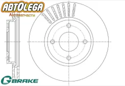 ���� ��������� �������� G-brake Nissan CUBE Z12 / Tiida C11 (07-) GR-20734 ����