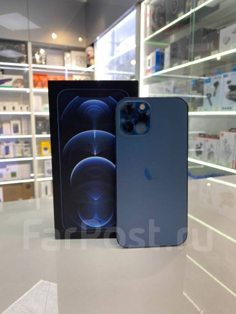 Apple iPhone 12 Pro Max 256GB Pacific Blue, 6.70", моноблок, синий, 4G ...