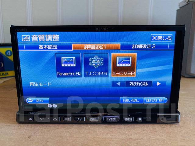 Процессорная мультимедиа Alpine vie x08v DVD SD USB
