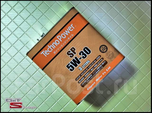 Японское моторное масло Techno Power SP 5W30 3 литра, синтетическое, 3 ...