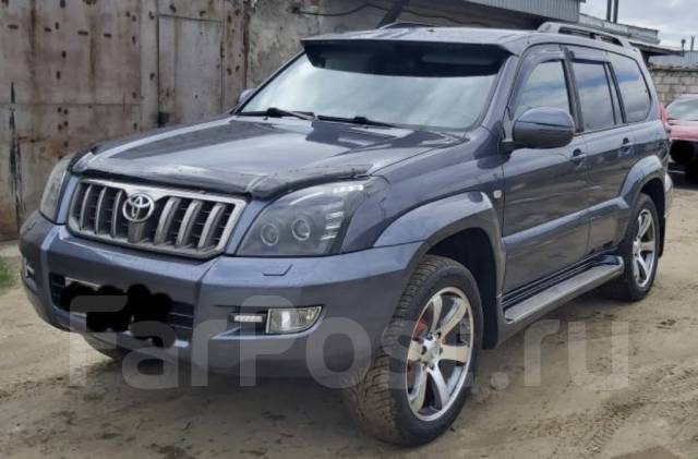 Козырёк, кепка, дефлектор на лобовое стекло на Land Cruiser Prado 120 ...
