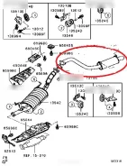 ��������� Mitsubishi Pajero Montero ����� ������� MR597164, MR481153, 1570A880 ����