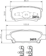 ������� ��������� ������ MMC Outlander, Airtrek (CU) 02-07/Lancer 2003- NP3011 ����