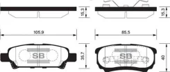 ������� ��������� ������ MMC Outlander, Airtrek (CU) 02-07/Lancer 2003- SP2111 ����
