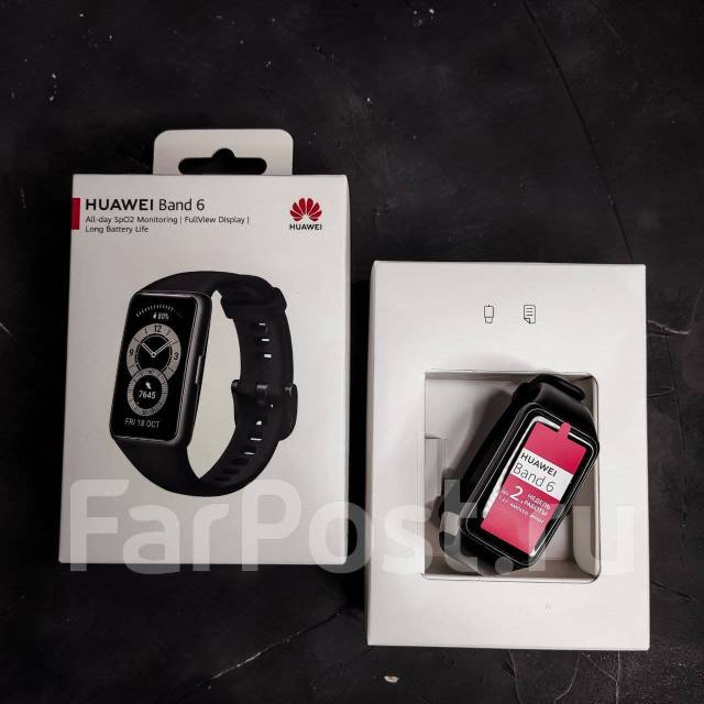 Браслет Huawei Band 6 (FRA-B19) Ростест Чёрный - Умные часы и фитнес ...