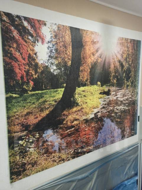 Роспись стен машинным способом во Владивостоке