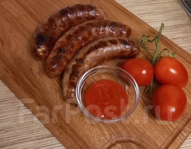 Колбаски для жарки, в наличии. Цена: 495₽ во Владивостоке