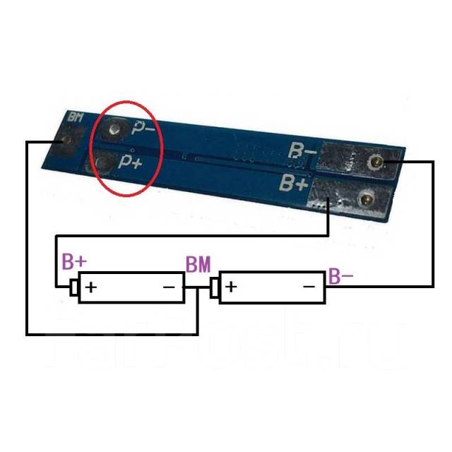 Bms 2s схема