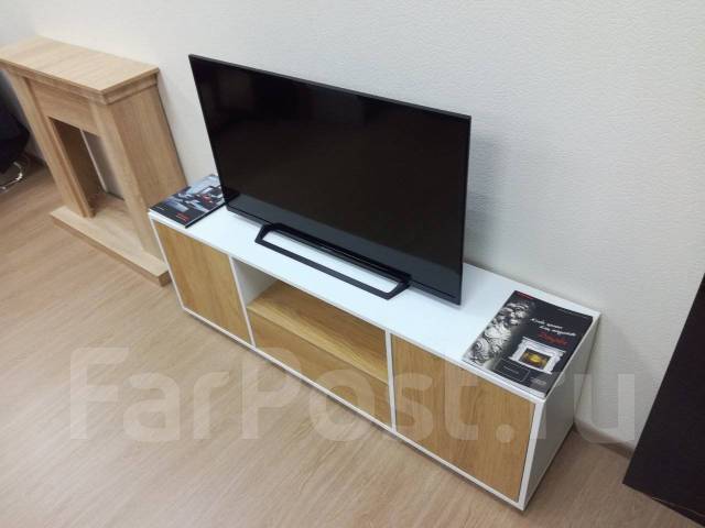 Стильная тумба ТВ под телевизор - Dekor Lux. Длина 150 см, светлое ...