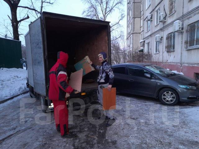 Грузчики 24, с водителем в Хабаровске