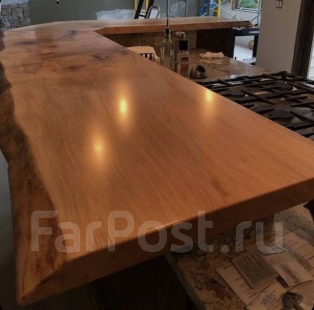 Кухонная столешница из дерева - Мебель во Владивостоке