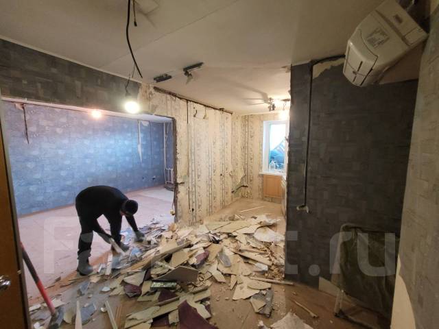 Перепланировка. Демонтаж стен, полов, плитки, проёмы, санузлы, вывоз ...