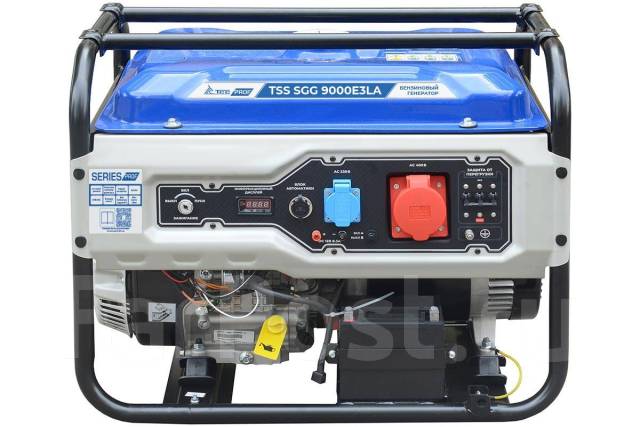Генератор бензиновый TSS PROF SGG 9000E3LA (8 кВт, 380/220В, эл. старт .