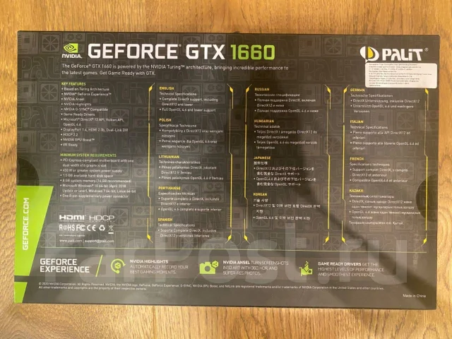 GeForce GTX 1660 ����