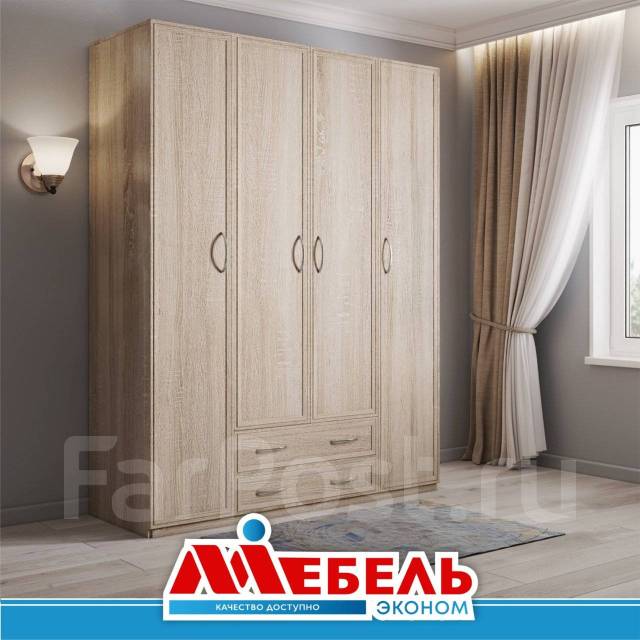 Распашной шкаф, дуб сонома. Шкаф для одежды, новый, в наличии. Цена: 26 ...