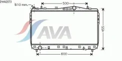 �������� Chevrolet Lacetti 1.4-1.8 m/t 04- AVA DWA2073 DWA2073 ����