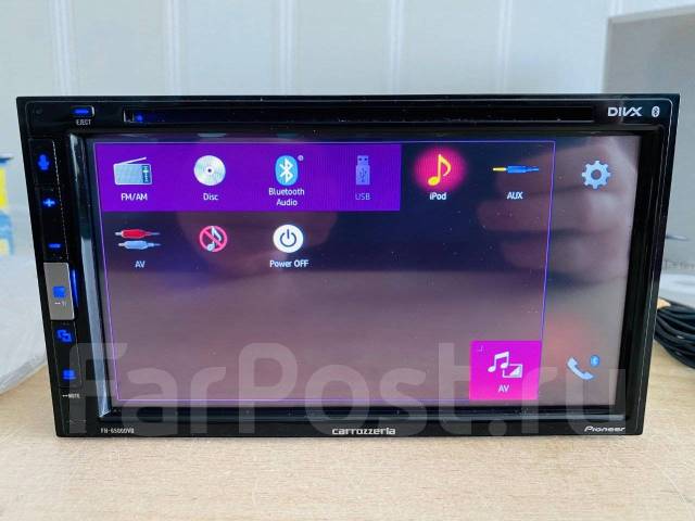 Carrozzeria FH-6500　CD DVD 再生　Bluetooth Pioneer Carrozzeria FH-6500DVD Car Audio Main Unit 2DIN CD