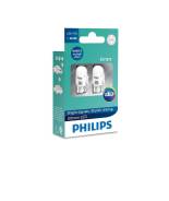 ����� ������������� w5w 12v-1w (w2,1x9,5d) led 4000k ultinon led (2 �����) Philips 11961ULW4X2 11961ULW4X2 ����
