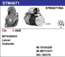 ������� Mitsubishi 4B10 12V 1,4 kW 8T Krauf STM4671RD ����